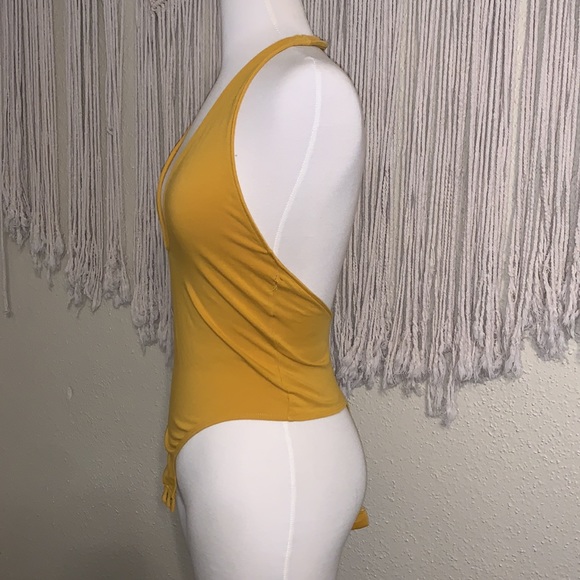 EXPRESS ONE ELEVEN MUSTARD THONG - Picture 4 of 8